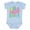 AE-Light Blue, variant on Oh for Peeps' Sake Easter Bunnies Boys or Girls Baby Bodysuit