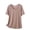 Khaki, variant on Women's Plus Size Pajama Tops Soft Comfy Short Sleeve Scoop Neck Casual Sleep T-Shirts Lounge Tee Blouses
