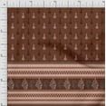 thumbnail image 1 of Soimoi Japan Crepe Satin Fabric Geometric,Stripe & Floral Panel Print Fabric by The Yard 42 Inch Wide, 1 of 1