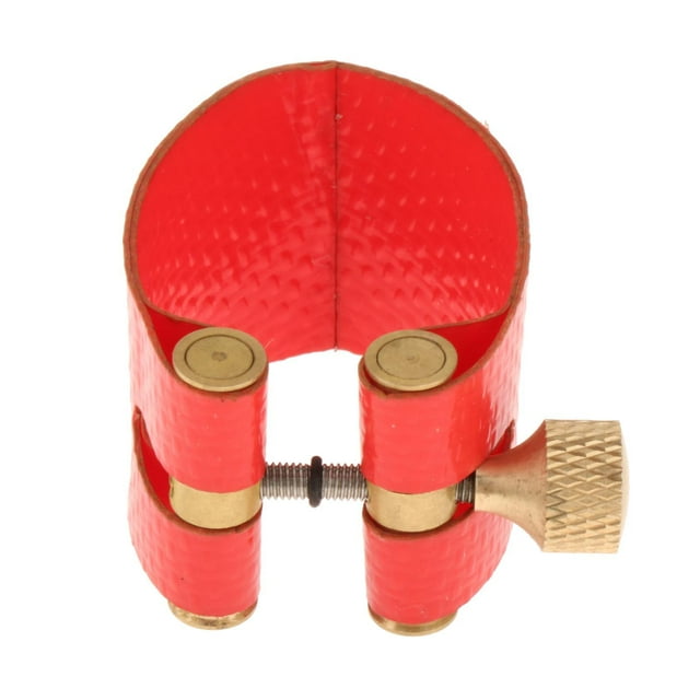 Boquilla de saxofón Baoblaze Clip de ligadura Tornillos de sujeción Pinza para boquilla Alto