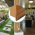thumbnail image 2 of Cold Stop Door Draft Excluder, Silicone Soundproofing Strip by 3 Showers, Insulating Cold Draft and Insects (Brown), 2 of 5