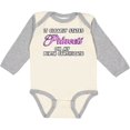 thumbnail image 3 of Inktastic Princess Girls Long Sleeve Baby Bodysuit, 3 of 5