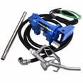 thumbnail image 1 of QXDRAGON 12V 1/4 HP 20GPM Diesel Gasoline Kerosene Fuel Transfer Pump Kit with Nozzle, Blue, 1 of 17