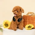 thumbnail image 2 of Olyre Mini Pet Headphones for Small Dogs Cats Stuffed Animals, Pets Stuffed Animals Fabric Dolls Dress up Headphone Models with Adjustable Headband for Party Favors Costumes Cosplay Photo Props, 2 of 8
