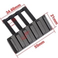 thumbnail image 4 of Soporte de riel de liberación rápida de montaje de alcance de 45 grados Adaptador de base Picatinny Tmvgtek caza, 4 of 5