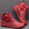 thumbnail image 2 of Zapatos de mujer Otoño Europeos y Americanos Botas cortas de suela plana Zapatos deportivos con cordones Zapatos casuales de talla grande 35-43 para mujer, 2 of 5
