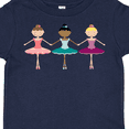 thumbnail image 4 of Inktastic Little Ballerina Trio Girls Toddler T-Shirt, 4 of 5