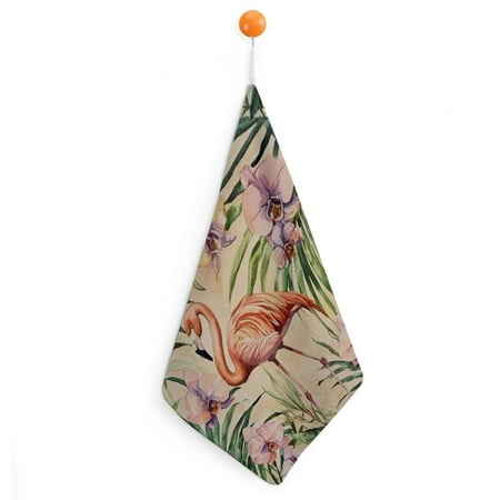 

Sheronv Flamingo Orchid Quick-Dry Hand Towels 30x30cm Ultra-Fine Fiber for Kitchen and More 4pcs