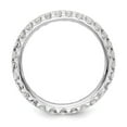 thumbnail image 2 of Auriga Fine Jewelry 14K White Gold Lab Grown Diamond Eternity Band Size 4 for Women (Clarity : VS/SI, Color : FGH), 2 of 4