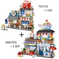 thumbnail image 1 of Bloques de construcción creativos para niños, juguete de ladrillos para armar Casa de peces marinos, serie MOC, ideal para regalo, 2023, 1 of 4