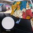 thumbnail image 4 of Uorisanigo Seat Covers for Cars Front Seats Only Universal Fit Most Vehicles Colorful Flowers Print Car Seat Cover Sweat Towel Bucket Seat Covers for Beach Swimming, Sports, Camping,Yoga, 4 of 8