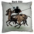 thumbnail image 2 of EREHome polo players Pillow Case Home Decor Cushion Cover 16x16 Inch, 2 of 2