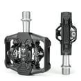 thumbnail image 2 of Double-sided Clip Pedals MTB Pedals Cycling Pedals with Cleats Replacement For SPD Mountain Pedal System, 2 of 7