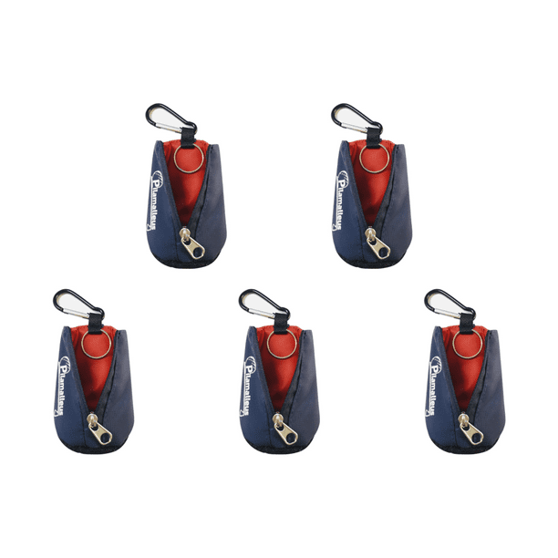 Bolsa para pelotas de golf DQrwqpou 5uds Caddy Mosquetón Cintura azul