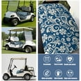 thumbnail image 6 of Flowers Accented Golf Cart Seat Protector 51" x 31", Fit Cover for Front Seats on Golf, Hunting & Off-Road Utility Carts, 6 of 8