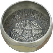 Ajuny Beautiful Tibetan Buddhist Singing Bowl for Meditations and Sound Healing 4 inch