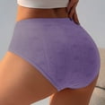 thumbnail image 2 of Panties for Women,Fashion Low Waist Striped Briefs for Women Soft Lace Trim Comfortable Underwear Everyday Wear,Womens Underwear,Purple,S, 2 of 6