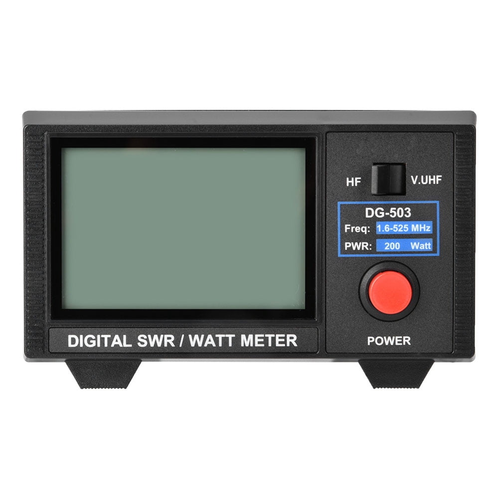 DG-503 Digital SWR/Watt Meter, One Push Button Safe Digital SWR