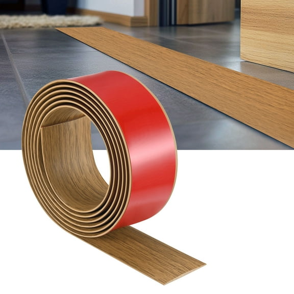 Floor Transition Strip Self Adhesive, 6.56FTx1.97Inch(2mx5cm) Flooring Transition Strip [Yellow Oak]
