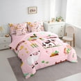 thumbnail image 3 of jejeloiu Cartoon Animal Twin Bedding Sets 7-Piece,Cow Sheep Pig Bedding Comforter Set,Funny Country Theme Sheet Sets For Girl Boys,Super Cozy Room Decor Reversible, 3 of 8