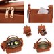 thumbnail image 3 of Bolso cruzado de cuero Dollver para mujer 2PCS-D, 3 of 7