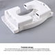 thumbnail image 3 of Taburete Para Orinal En Cuclillas Silla De Inodoro Plegable Para Baño Silla De Inodoro Antideslizante Taburete De Baño Cómodo Asiento En Cuclillas Para Niños Y Adultos Speravity HA019360-00, 3 of 5