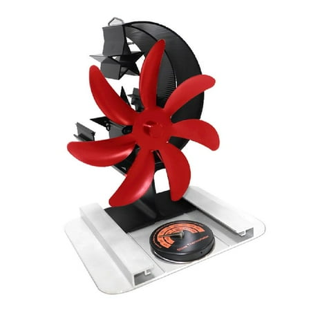 

Wood Stove Fan Heat Powered Fireplace Fan Non-Electric 7 B1ade Thermoelectric Fan Silent Operation for Wood Log Stove
