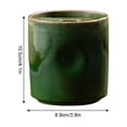 thumbnail image 4 of 18oz Ceramic Coffee Mug with Sip Lid, Handleless Tumbler in a Vintage Kiln , Large Porcelain Travel Cup for Hot or Cold Drinks, Ideal Gift for Home, Office and Commuters, 4 of 10