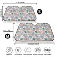 thumbnail image 3 of Fotbe Colorful Cute Pig Car Windshield Sunshade | Sun Visor Protector Front Window Shade, Keeps Out UV Rays, Keeps Your Vehicle Cool-Small, 3 of 7