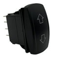 thumbnail image 2 of HAHDAXIA Blue Led UP Down Arrows Momentary Rocker Switch 7P (ON)-Off-(ON) DPDT in/Out Toggle Switch for Car Boat Trailer SXS Motorcycle RZR Dash 12V 20Amp, 2 of 7