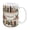 Multicolor 2, variant on OADUKQ Ceramic Mug, 11.8 Oz Ceramic Mug with 3D Bookshelf Pattern and C-Shaped Handle, for Work and College Use