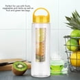 thumbnail image 2 of 700ml Fruit Infuser Water Bottle Plastic Sports Outdoor Juice Infusing Infusion Bottles Yellow, 2 of 8
