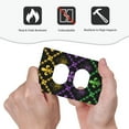 thumbnail image 6 of Kll Mardi Gra Geometric Wall Plate,Gloss Finish,Standard Size 1 - 5" X 3", Polycarbonate Thermoplastic,Electric Receptacle Plug Covers, 6 of 8