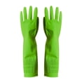thumbnail image 2 of Fiudx Ofertas relámpago Guantes alargados repelentes de aceite, antideslizantes, de color sólido para uso doméstico, 2 of 3