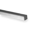 Pemko Guide Channel, Mill Finish Aluminum, 72" L