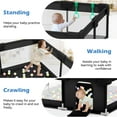 thumbnail image 3 of babyeap Baby Playpen,71*50 Inch Extra Large Baby Playards for Babies and Toddlers,Fence Baby Play Yards for Indoor & Outdoor with Breathable Mesh,Black, 3 of 7