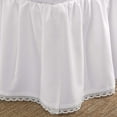 thumbnail image 3 of Laura Ashley Home | Crochet Ruffle Collection | Luxury Premium Hotel Quality Bedskirt, Easy Fit, Anti Wrinkle & Fade Resistant, Stylish Design for Home Decor, Full, White, 3 of 4