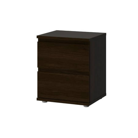 Aurora 2 Drawer Nightstand, Coffee - Walmart.com