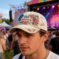 thumbnail image 6 of BSJJY 250th Anniversary USA Hat, USA 250th Anniversary Distressed Casual Cap, Retro American Tribute Hat Gift Honoring Patriots & Veterans (C), 6 of 8