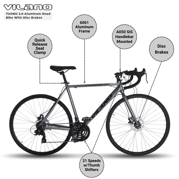 vilano tuono aluminum road bike
