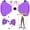 Purple, variant on Slim Waist Twister, Silent Ab Toner Machine, Core Workout Board for Women, Home Gym Equipment for Hourglass Figure & Love Handle Reduction, Blue