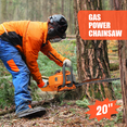 thumbnail image 3 of Gas Chainsaw 20-inch 54.6CC 3HP 5518H 2-Cycle Petrol Powered Chain Saws for Trees and Wood Cutting, 3 of 8