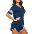 thumbnail image 2 of Womens Pjs Set Short Sleeve Pajama Set for Women, 2 of 6