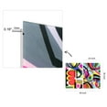 thumbnail image 5 of "Bold Shape Shift I & II" Frameless Free-Floating Reverse Printed Tempered Art Glass, 5 of 12