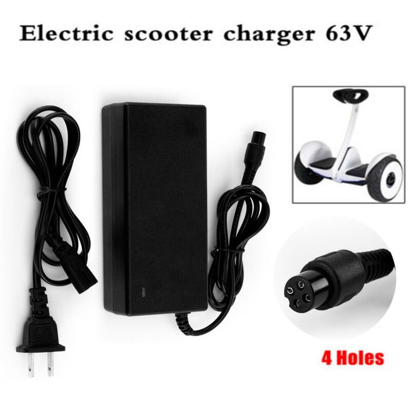 63V US Plug Charger Power Adapter Fit For Segway Balance Board 3 Holes 4 Holes 