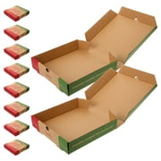 Pizza Box 10 Pcs Container Restaurant Supply Gift Boxes Cardboard Bread Takeaway Paper