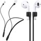 thumbnail image 1 of wonima44 Compatible Airpods Strap, Silicone Anti-Lost Wire Cable Connector Sports Neckband Compatible for Airpods Pro 2/1, Airpods 4, 3, 2, 1, Black, 1 of 1