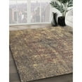 thumbnail image 2 of Ahgly Company Indoor Square Traditional Brown Persian Area Rugs, 5' Square, 2 of 6