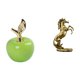thumbnail image 1 of Escultura de fruta de cerámica, figura decorativa para cafetería, estudio, vacaciones, estatua de caballo de pie hecha a mano, decoración de mesa para, 1 of 8