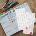 thumbnail image 3 of 12 Sheets Adhesive Calendar Stickers Multi-function Planner Tabs Household Number Stickers, 3 of 6